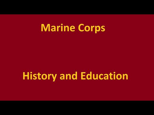 Marine Corps HIstory and Education: Enlisted Ranks
