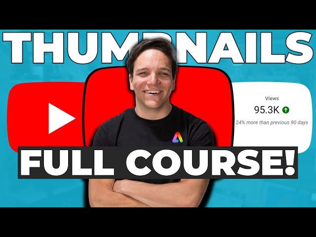 YouTube Thumbnail Full Course make Click worthy Thumbnails FOR FREE!