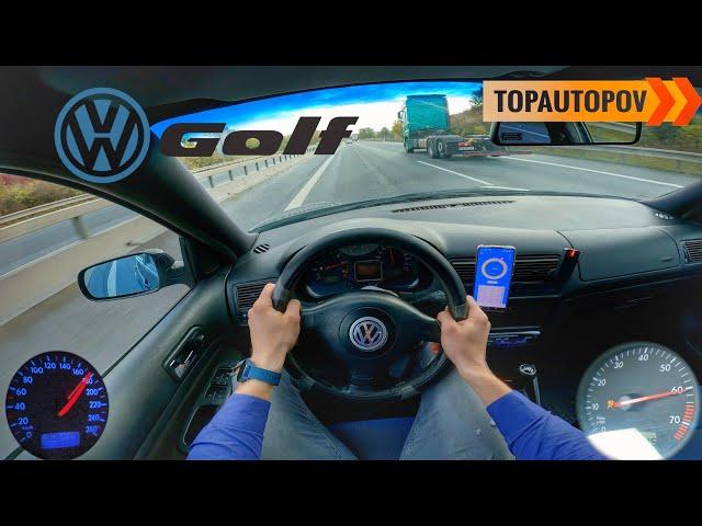 Volkswagen Golf mk4 1.6 (74kW) |105| 4K60 DRIVE POV – ,,Autonomous,, Driving, Sound & Acceleration