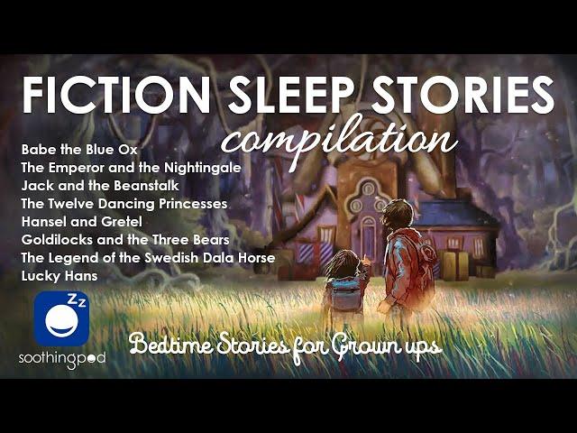 Bedtime Sleep Stories |‍️3 HRS Fiction stories compilation | Lucky Hans, Babe the Blue Ox & 6 more