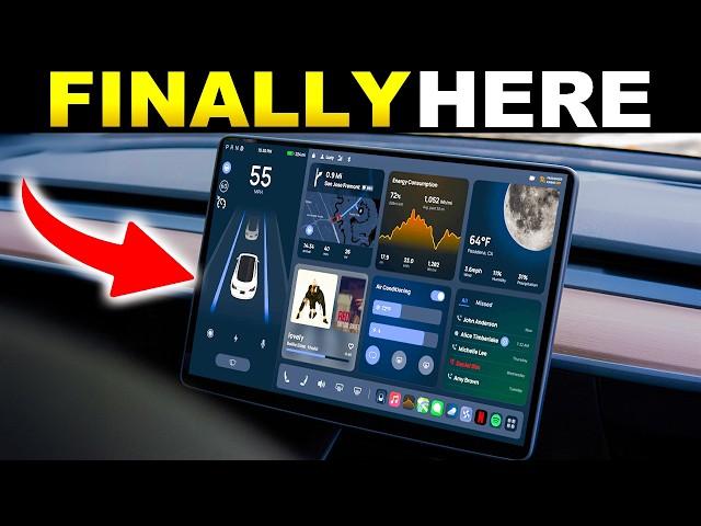 Tesla FINALLY Adds CarPlay - BIGGEST Update of 2024!