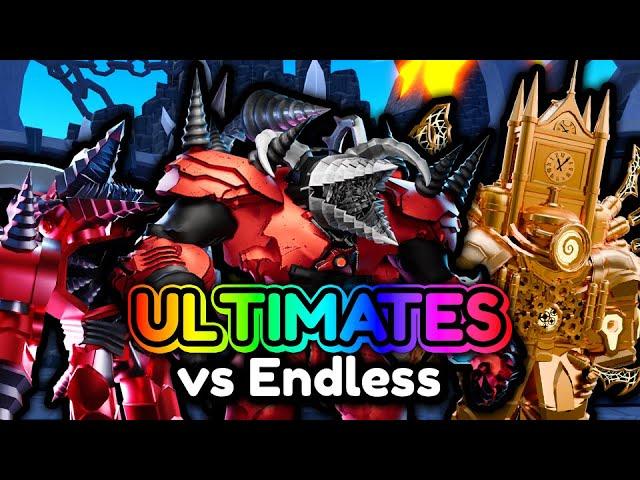 ALL ULTIMATES vs ENDLESS MODE!! (Toilet Tower Defense)