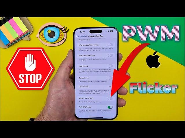 Stop iPhone From Hurting Your Eyes - Remove PWM!
