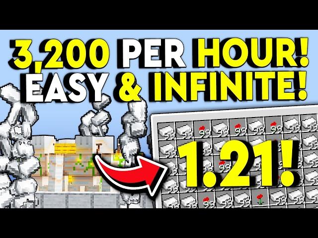 BEST INFINITE IRON FARM 1.21! Minecraft Bedrock MCPE/Xbox/PS4/Nintendo Switch/Windows 10