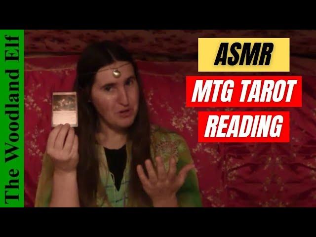 ASMR Magic The Gathering Tarot Reading Roleplay (soft spoken, card shuffling sounds ASMR Role Play)