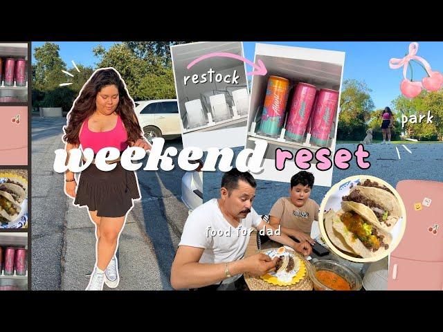 A weekend in my Life *RESET* | RESTOCKS, MENTAL RESET, COOKING | VLOG