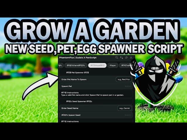 NEW GROW A GARDEN PET & SEED SPAWNER SCRIPT | BEST GROW A GARDEN SCRIPT Using Delta Executor Roblox