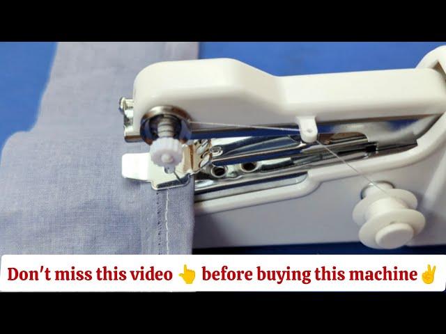 Mini Hand Sewing Machine / How to operate Handheld Sewing Machine / Portable Cordless Sewing Machine