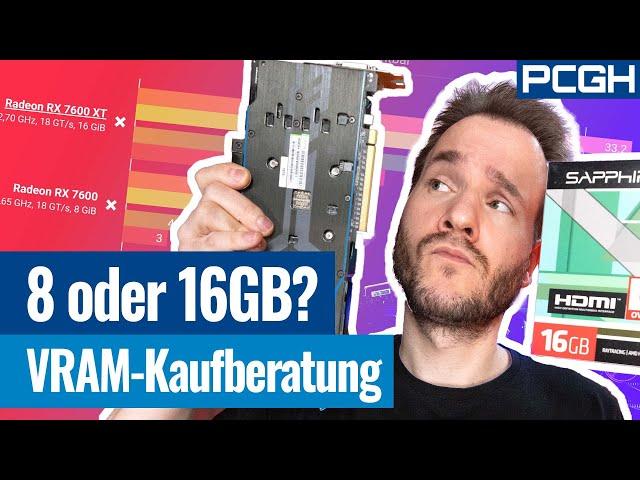 VRAM-Battle 2025: 8 GB vs. 16 GB im großen Performance-Test