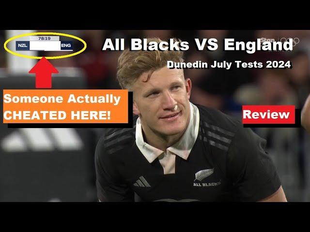 Review: All Blacks VS England Dunedin July 2024. Analysis, Reaction, Recap. Damien McKenzie kick