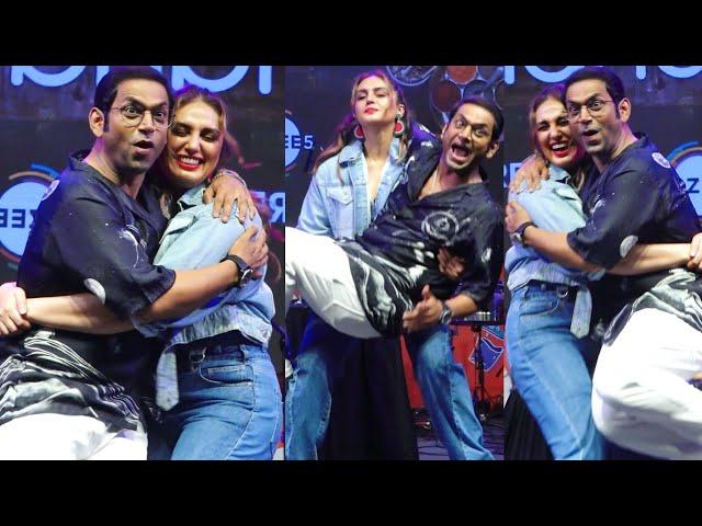 Huma Qureshi Crazy Fun With Sharib Hashmi At Tarla Movie Trailer Launch