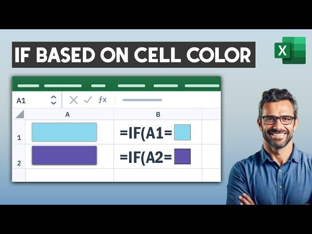 IF Statement in Excel Based On Cell Color - Excel Formula