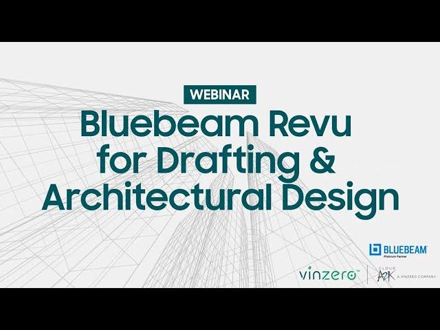 Bluebeam Revu for Drafting & Architectural Design