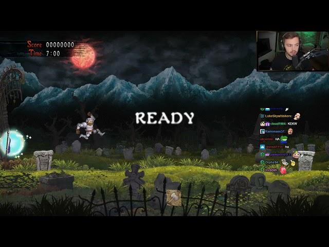 Elajjaz  With Chat! ► Ghosts N' Goblins [Full Playthrough]