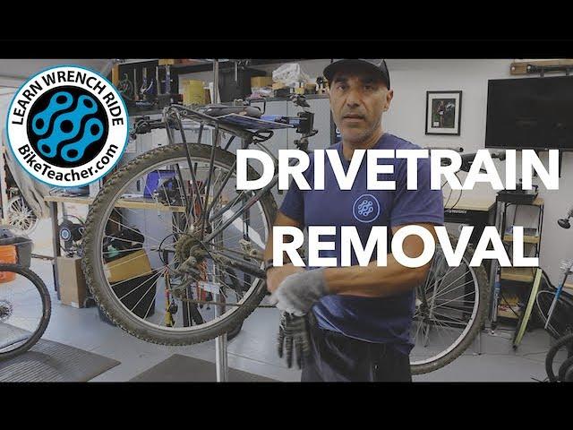 Bike Mechanic walk through on a drivetrain disassembly with pro tips.