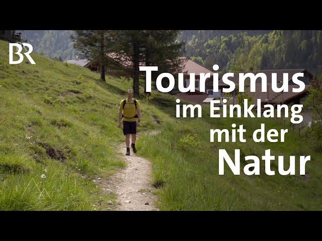 Sanfter Tourismus in Bad Hindelang: "Einheimische auf Zeit" | Bergauf-Bergab | Berge | BR