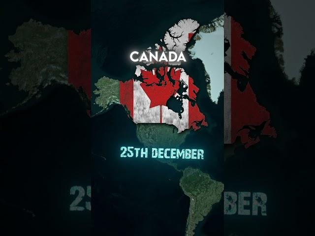 When Countries Celebrate Christmas?  #shorts #geography #christmas