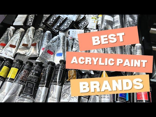 Best Acrylic Paint Brands (in My Opinion). Learn painting with Vlad Milan Duchev