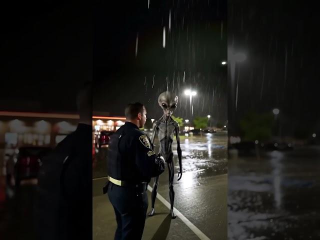 UFO Crashed By Drunk Alien - Cop Body Cam Footage