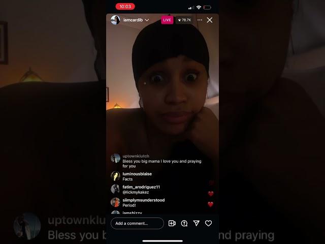 CARDI B EXPOSES OFFSET IG LIVE 9 25 24