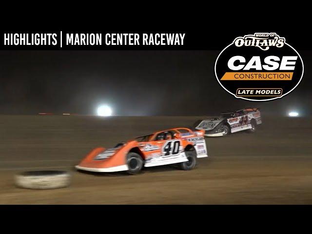 World of Outlaws CASE Construction Late Models | Marion Center Raceway | May 18th, 2024 | HIGHLIGHTS