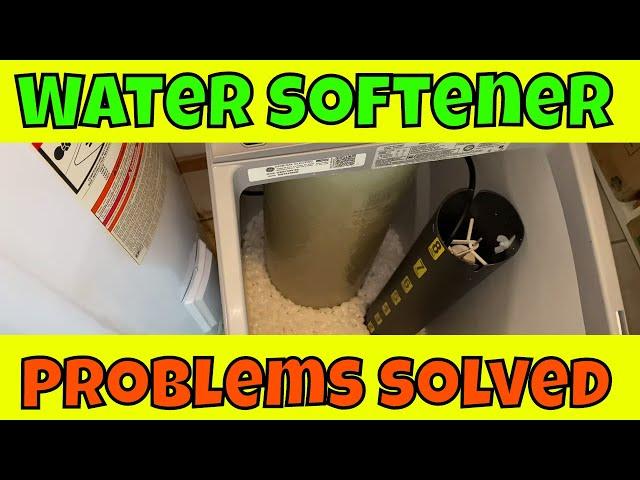 Water softener trouble shooting. Too much water in the brine tank.