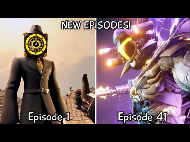 Skibidi Toilet Multiverse 1 - 41 All Episodes (60 FPS REMASTERED) Sinister Titan ClockMan (Ep. 45)