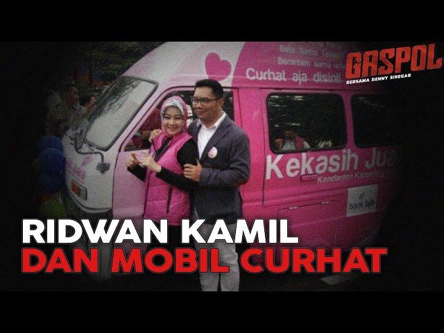 Denny Siregar: RIDWAN KAMIL DAN MOBIL CURHAT (Gaspol #292)