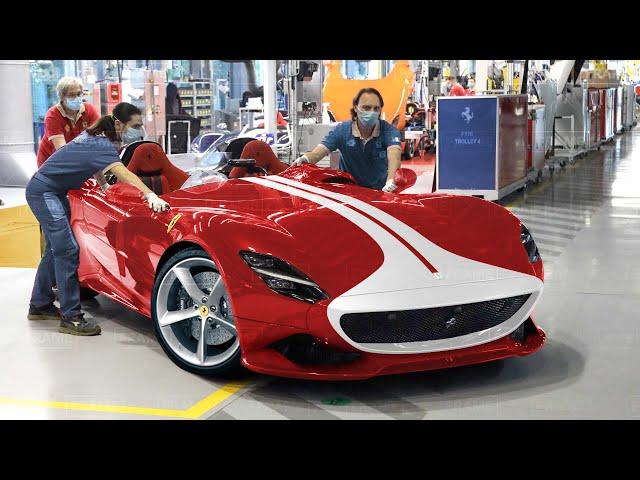 Tour of Massive Ferrari Factory Building the Best Ferrari Supercars by Hands