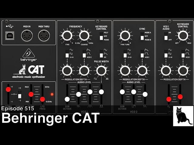 Behringer CAT - a recreation of a legendary analog synth