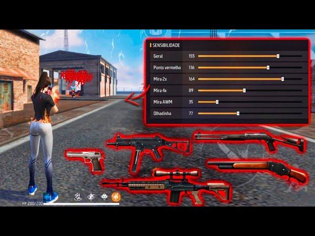 Free Fire Headshot setting 2023  Best Sensitivity Settings ️| Sensitivity + Hud Settings Free Fire