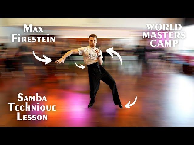 Max Firestein  - Samba Dance Lesson | World Masters Innsbruck Camp