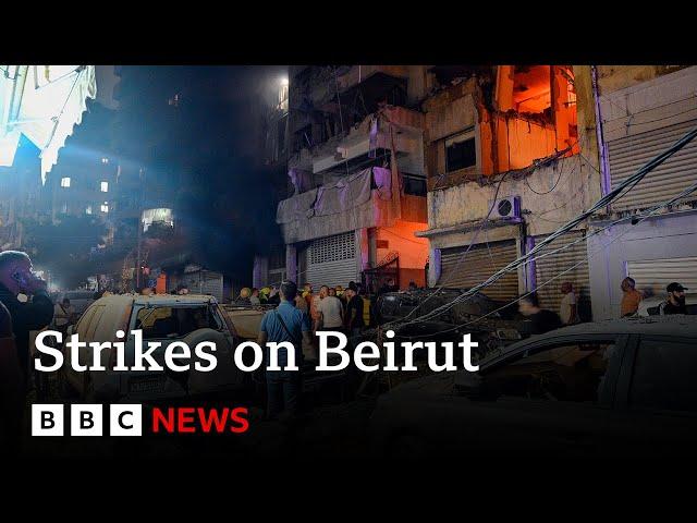 Israel's deadliest attack yet on Beirut, say Lebanon officials | BBC News