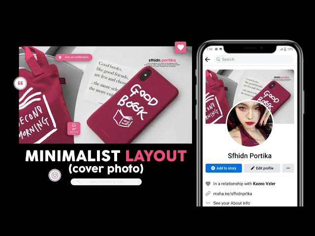 minimalist layout tutorial (COVER PHOTO) || RPW tutorials