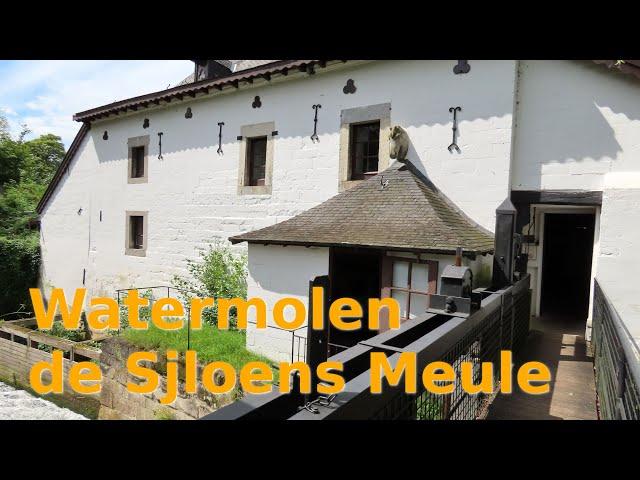 Watermolen de Sjloens Meule Kasteeltuin Oud-Valkenburg (Vakantie Zuid-Limburg)