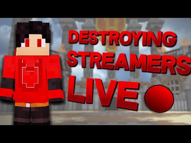 DESTROYING STREAMERS LIVE | hypixel duels (@BrianRanger68, @SlicedMC)