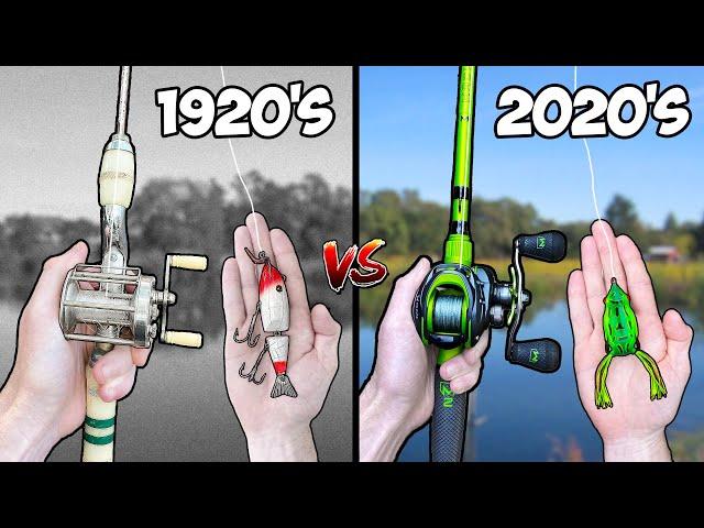 100 Year Old Fishing Gear vs Modern Fishing Gear