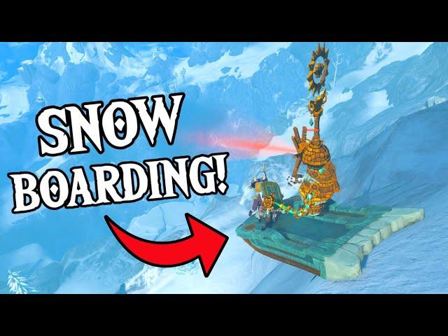 Taking Monsters SNOWBOARDING! | Zelda: Tears of the Kingdom