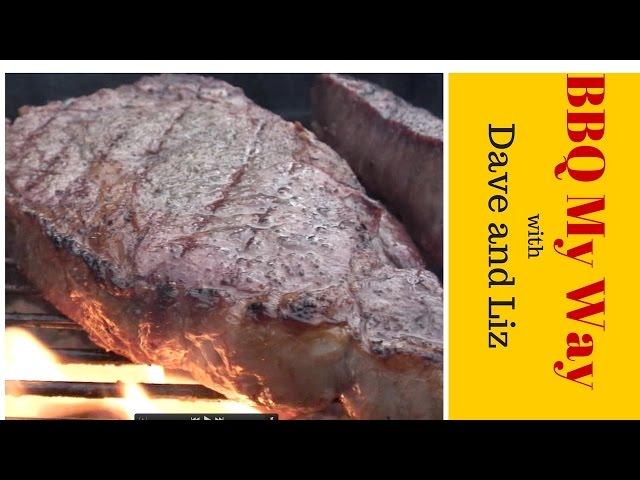 How to Grill a Steak - Topped with Garlic and Basil Infused Butter