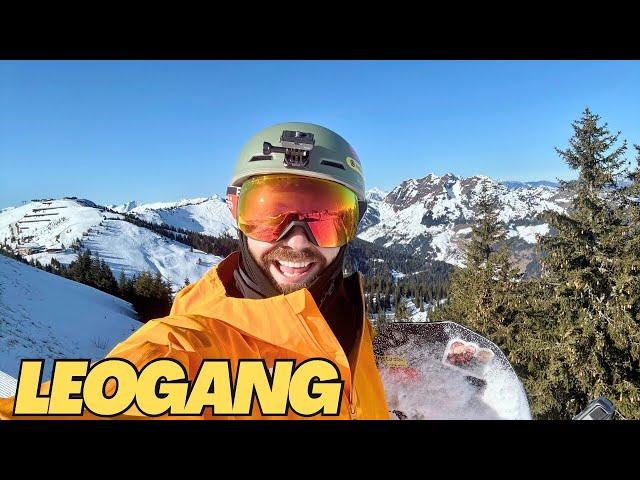 Shredding the Slopes: Epic Snowboarding Adventure in Leogang!