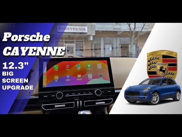 Installation Porsche Cayenne Radio Headunit Upgrade Apple Carlpay