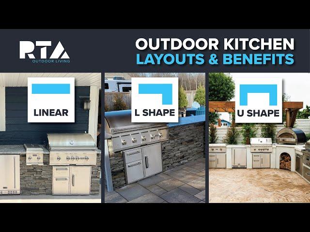 Outdoor Kitchen Layout Ideas | 4 Best Options (with Pros & Cons)