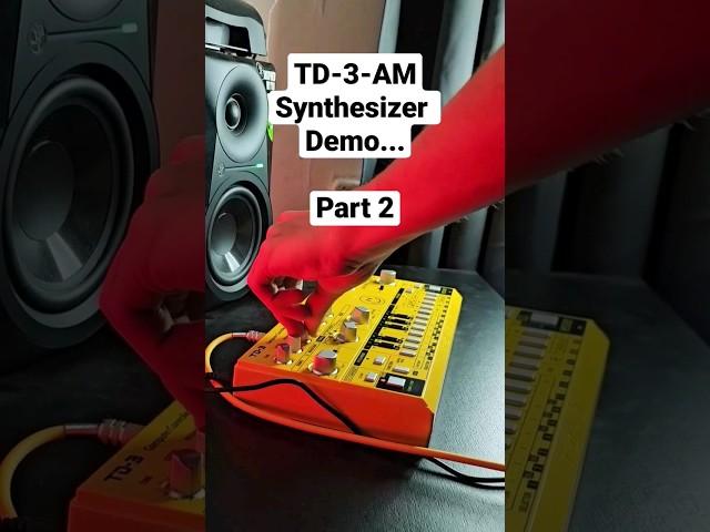 TD-3-AM synthesizer demo (part 2)  #synthesizer