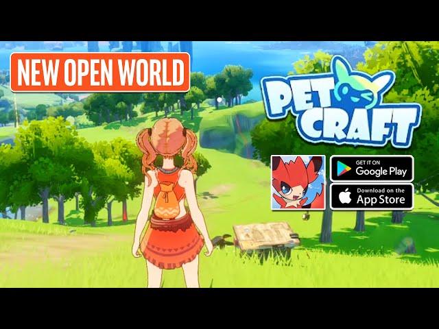 PetOCraft Gameplay on Android - Mobile Game like Palworld