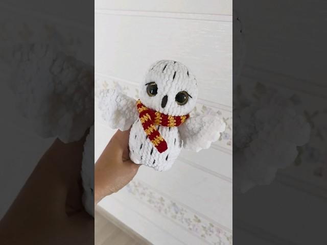 Сова крючком, амигуруми совушка, вязаная сова