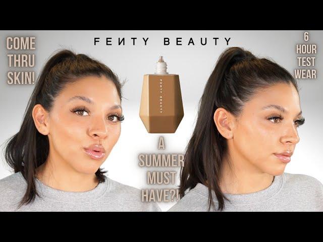 NEW FENTY BEAUTY EAZE DROP SKIN TINT (REVIEW/TEST WEAR) @amberroseoatman