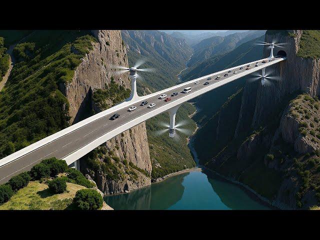 Chinese engineers built a bridge that could be one in a billion! The US is in shock!