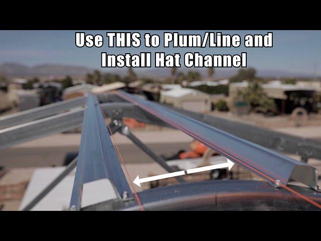 How-To Build a VersaTube: Plumb/Line and Installing Hat Channel