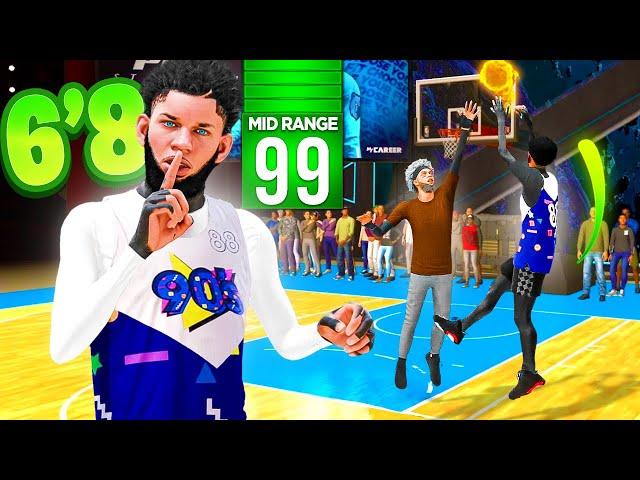 6'8 ISO GUARD + 99 MID RANGE is a SECRET CHEATCODE in NBA 2K24! BEST POINT GUARD BUILD NBA 2K24!