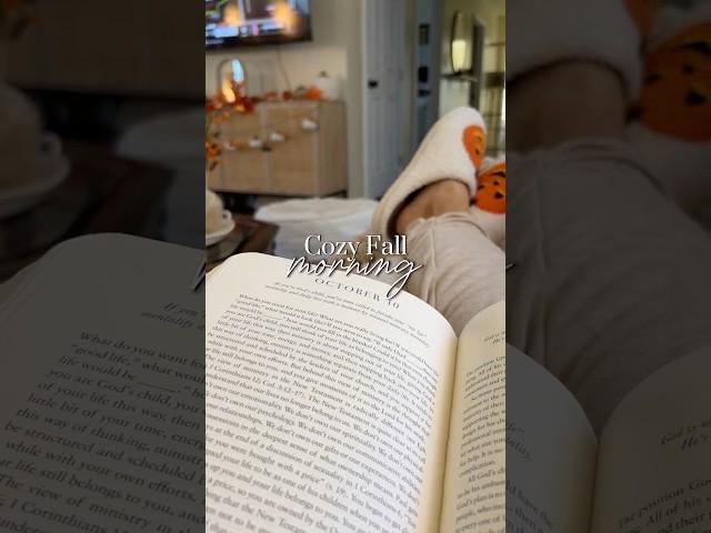 Cozy Fall Morning  #cozyfall #morning #morningroutine #fall #cozyvlog #relaxing  #cozyfallvibes